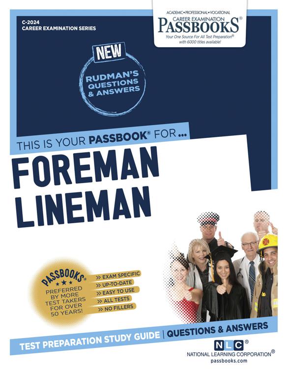 Foreman Lineman, Career Examination Series