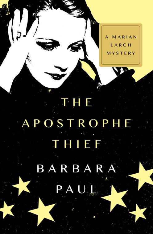 Apostrophe Thief, The Marian Larch Mysteries