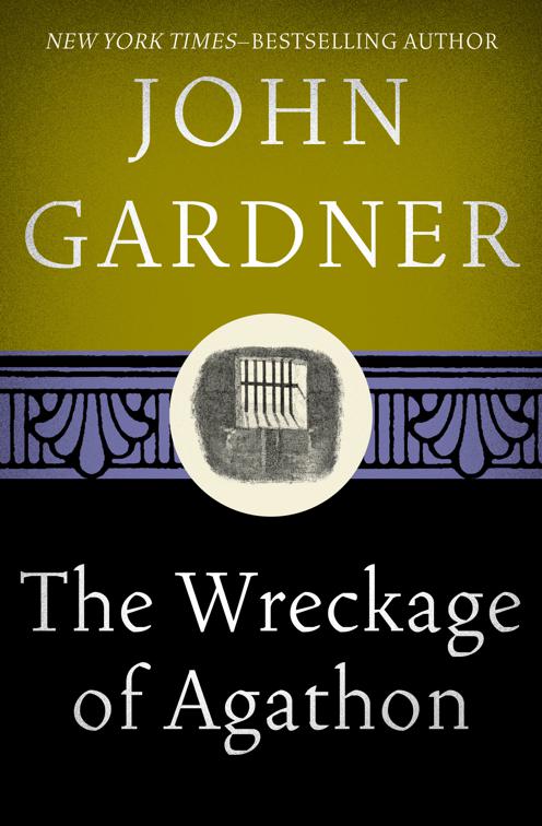 This image is the cover for the book Wreckage of Agathon
