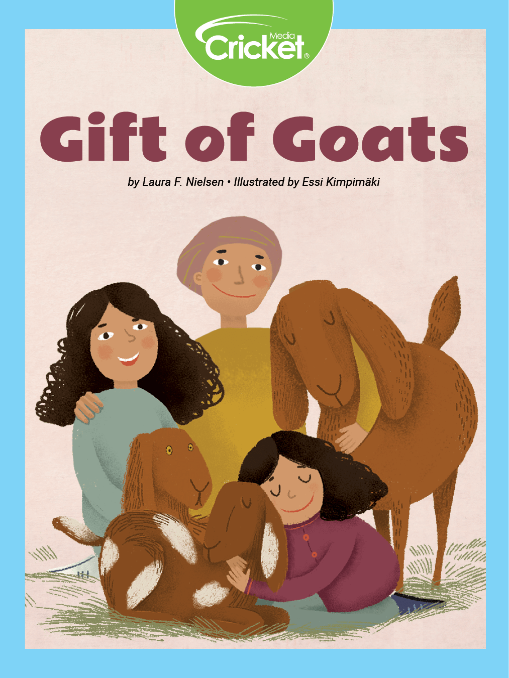 This image is the cover for the book A Gift of Goats