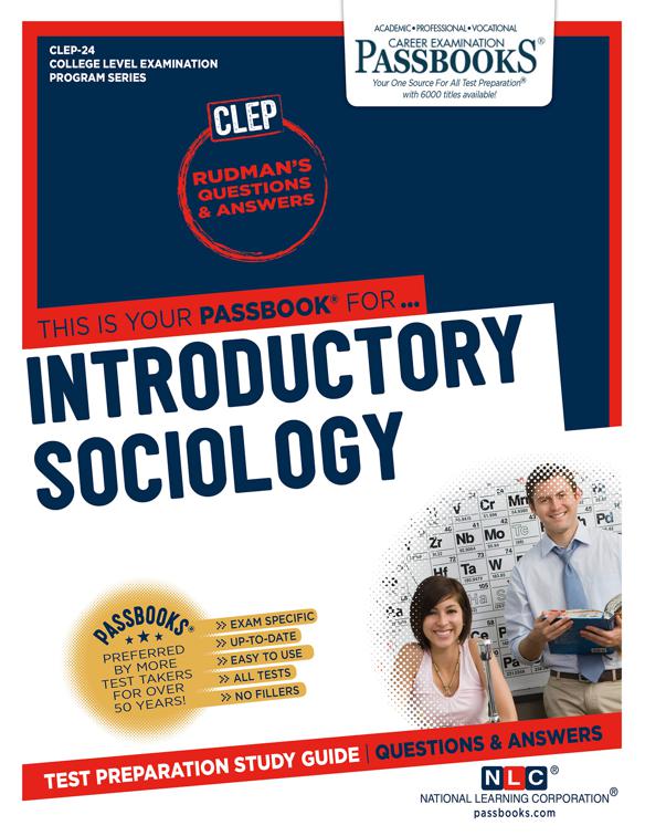 This image is the cover for the book INTRODUCTORY SOCIOLOGY, College Level Examination Program Series (CLEP)