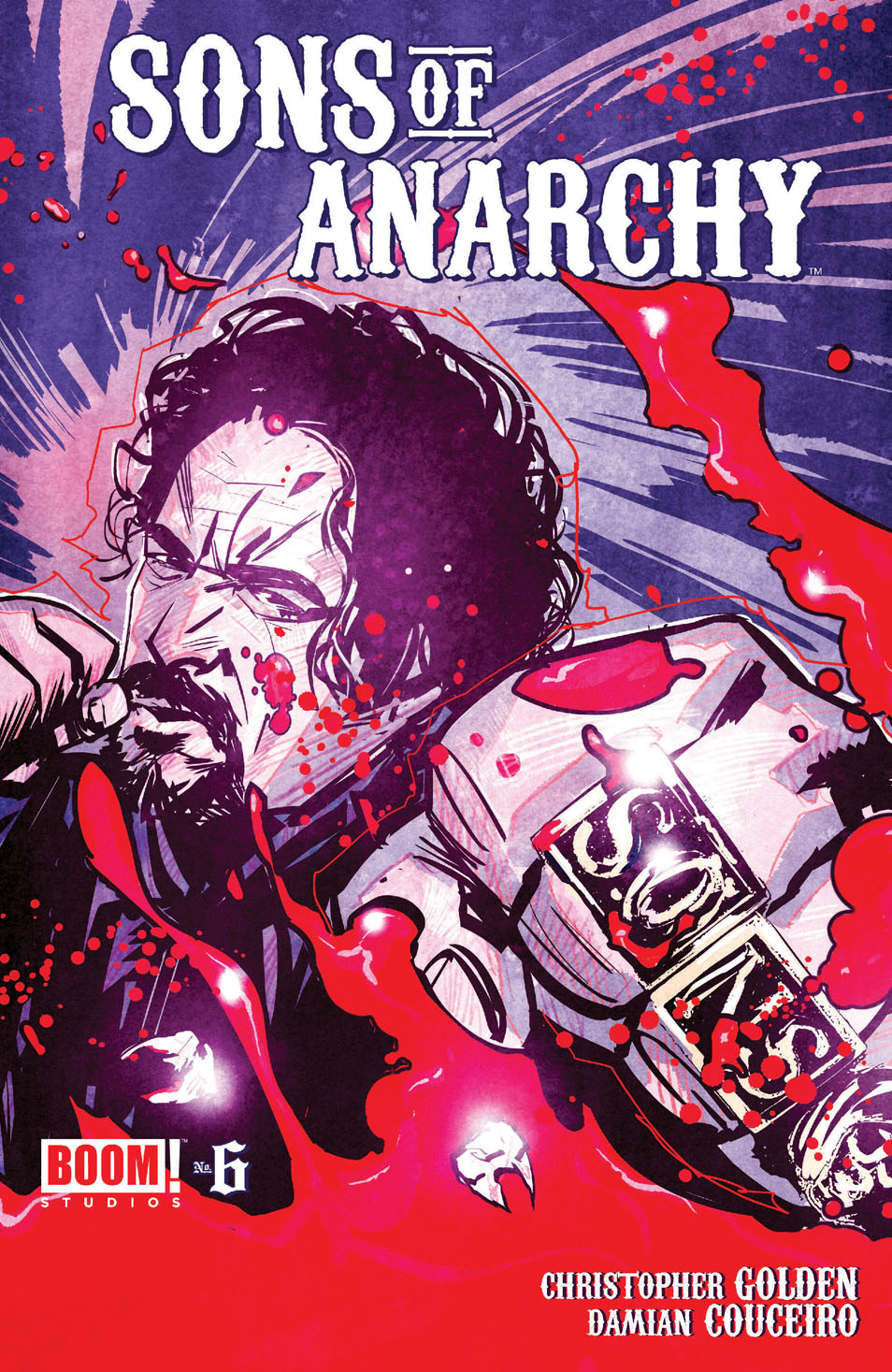 This image is the cover for the book Sons of Anarchy #6, Sons of Anarchy