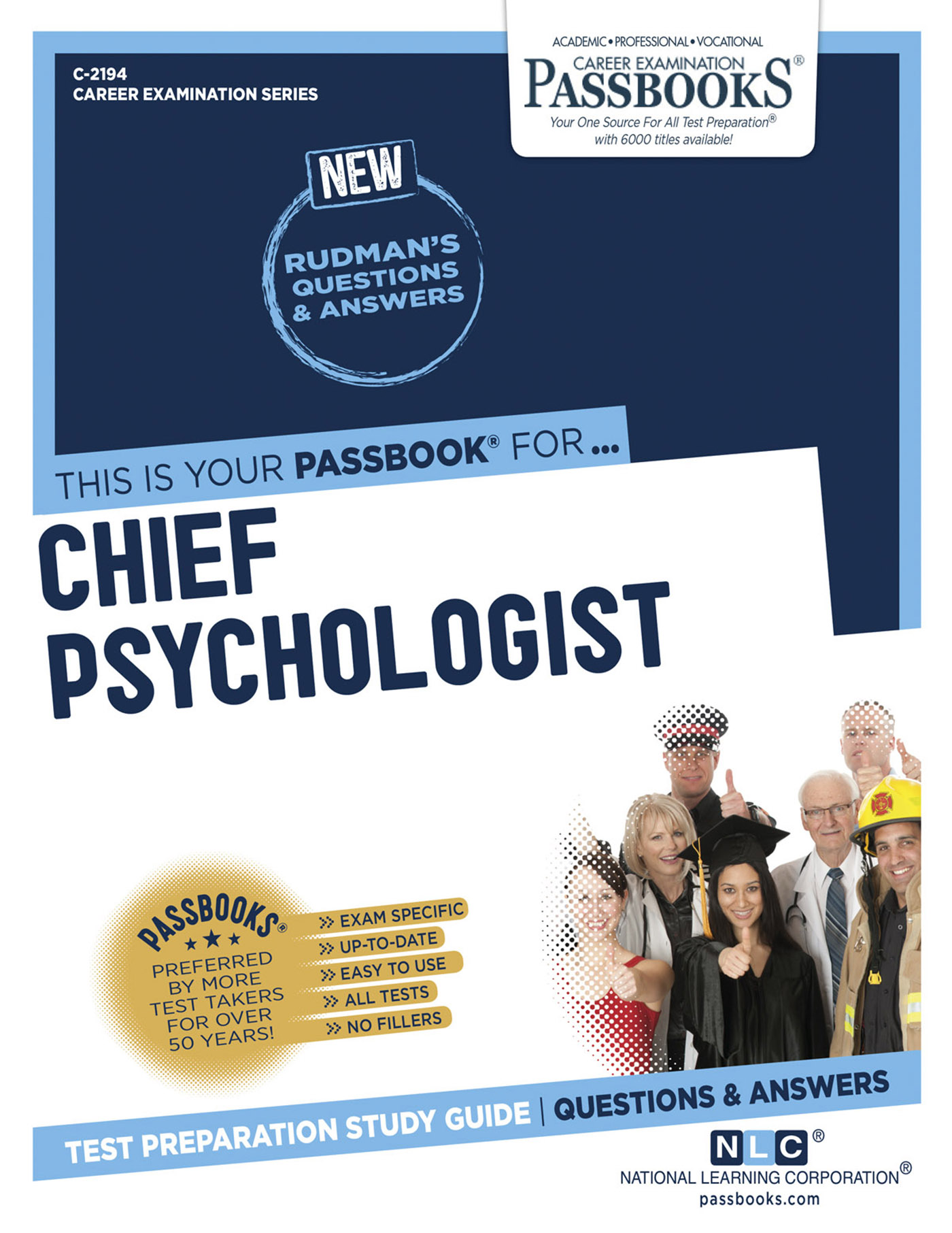 Chief Psychologist, Career Examination Series