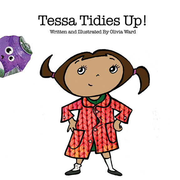 This image is the cover for the book Tessa Tidies Up!