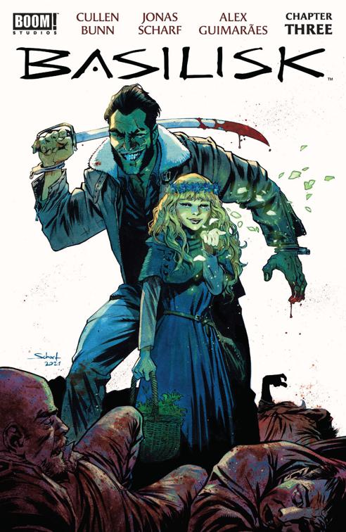 This image is the cover for the book Basilisk #3, Basilisk