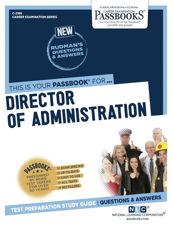 Director of Administration, Career Examination Series