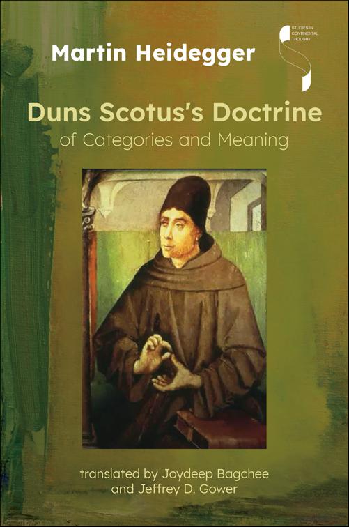 Duns Scotus&#x27;s Doctrine of Categories and Meaning, Studies in Continental Thought