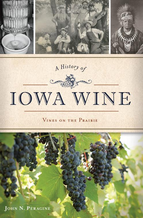 This image is the cover for the book A History of Iowa Wine, American Palate