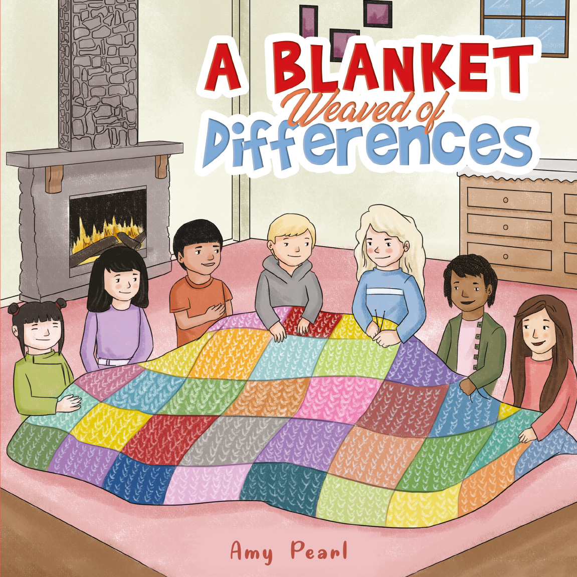 This image is the cover for the book A Blanket Weaved of Differences