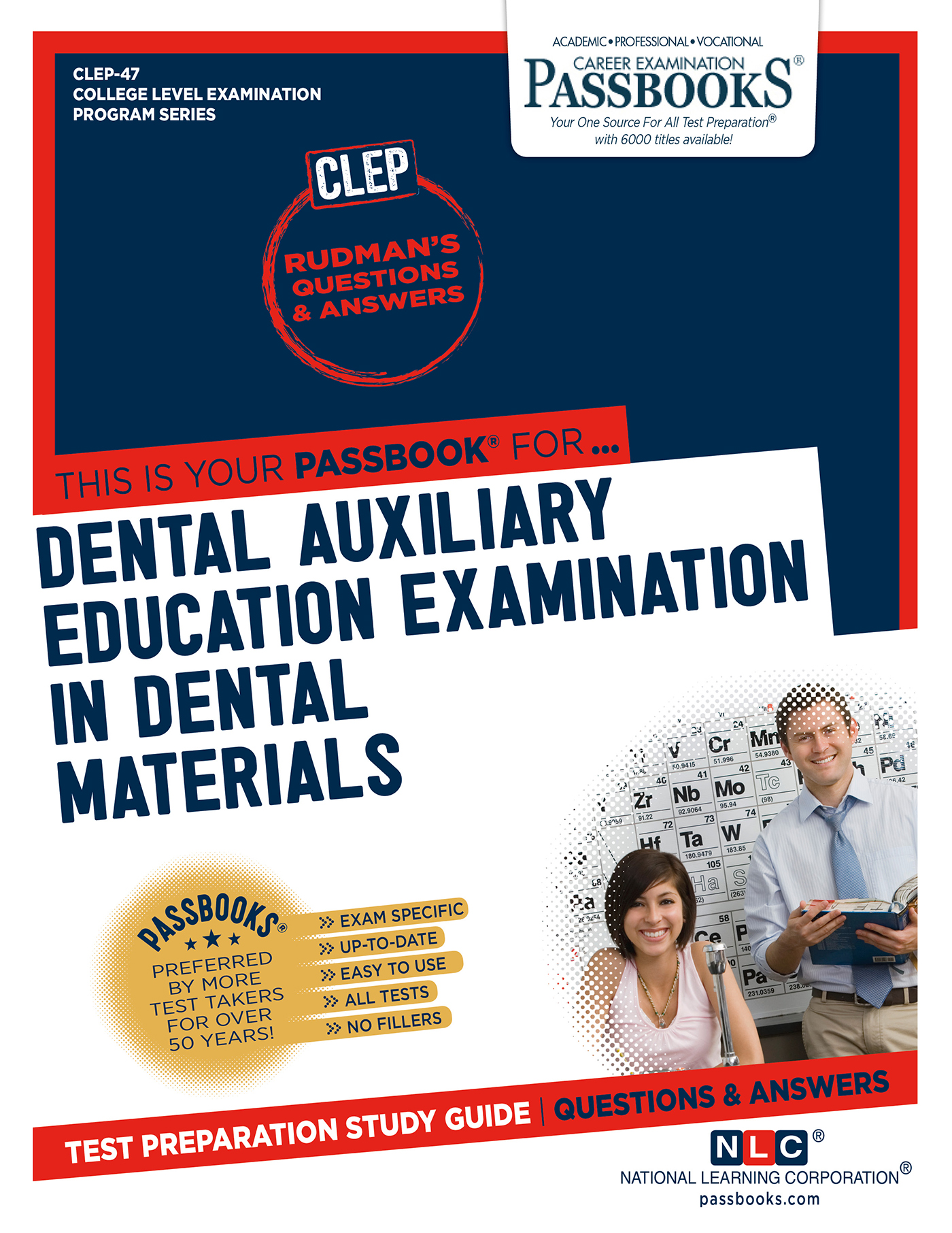 DENTAL AUXILIARY EDUCATION EXAMINATION IN DENTAL MATERIALS, College Level Examination Program Series (CLEP)