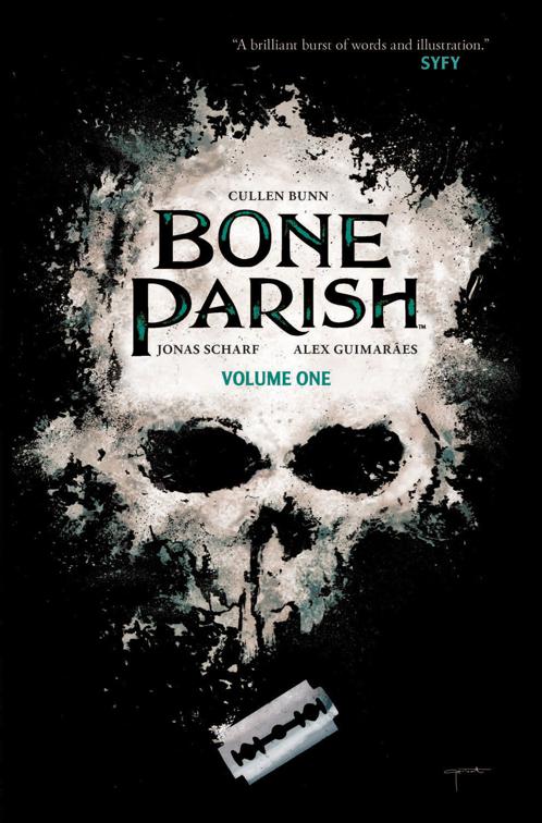 This image is the cover for the book Bone Parish Vol. 1, Bone Parish