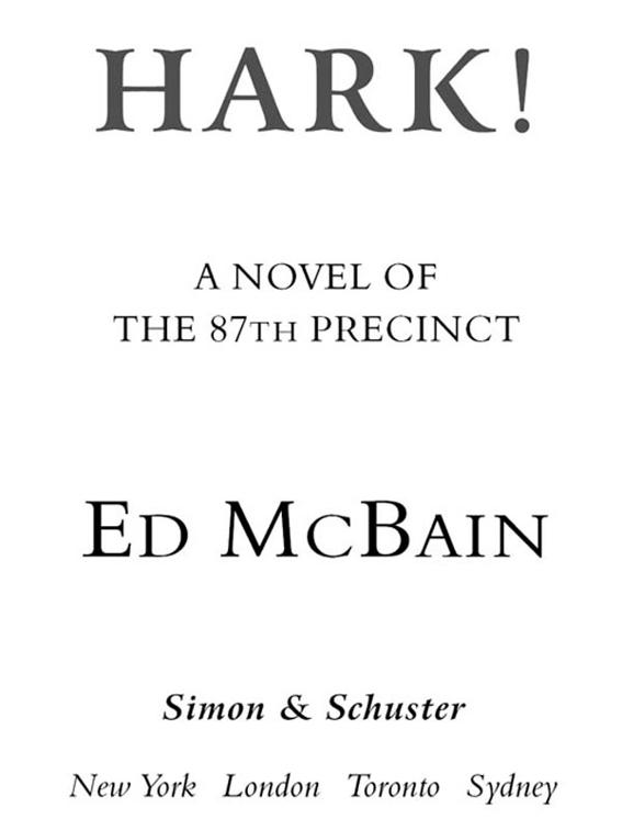 This image is the cover for the book Hark!, 87th Precinct Mysteries
