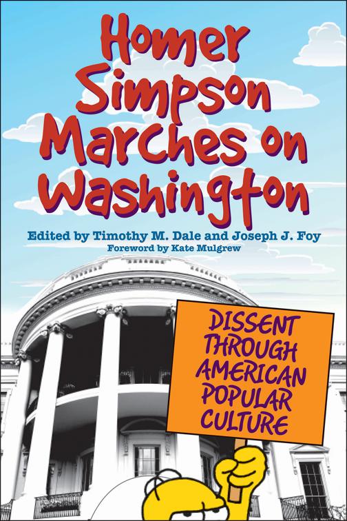 This image is the cover for the book Homer Simpson Marches on Washington