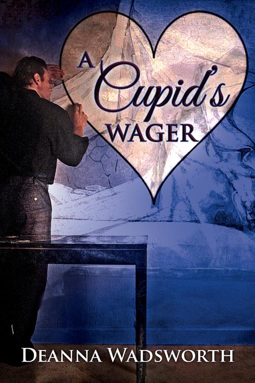 This image is the cover for the book A Cupid's Wager, A Valentine Rainbow