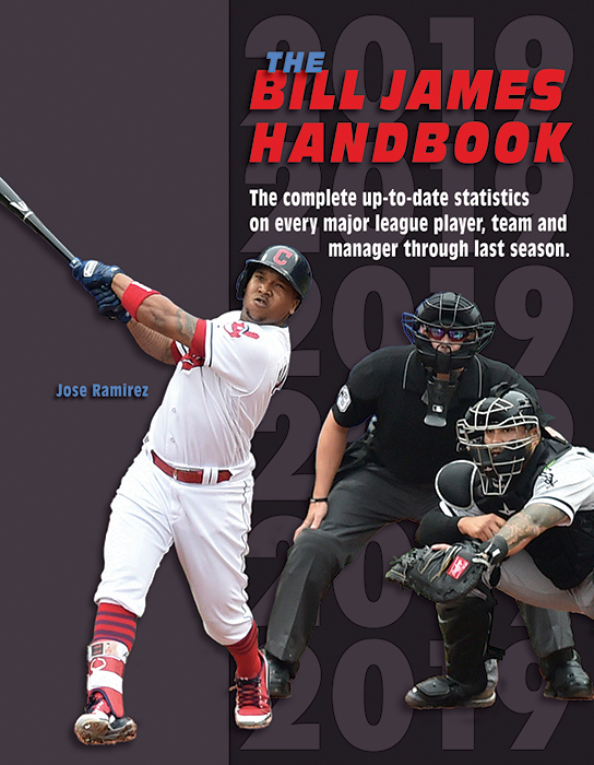 This image is the cover for the book The Bill James Handbook 2019