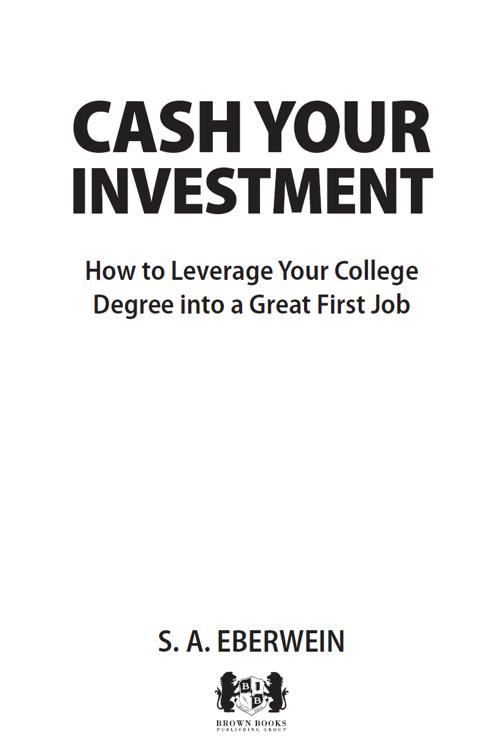 Cash Your Investment