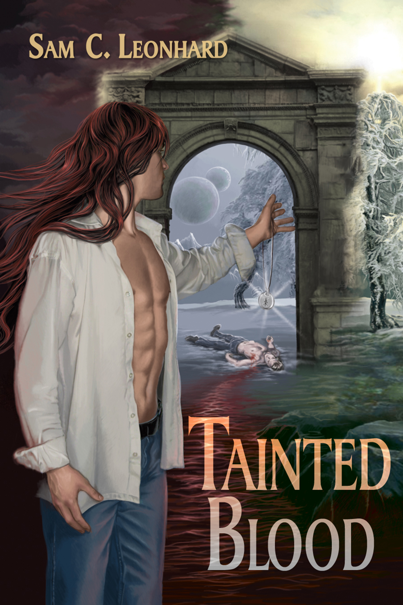 This image is the cover for the book Tainted Blood, Tainted Blood and Tainted Soul