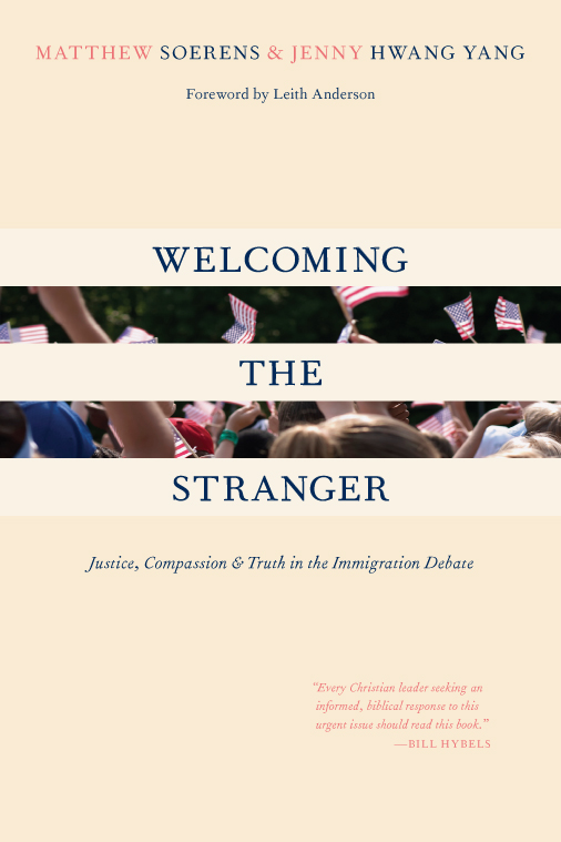 This image is the cover for the book Welcoming the Stranger
