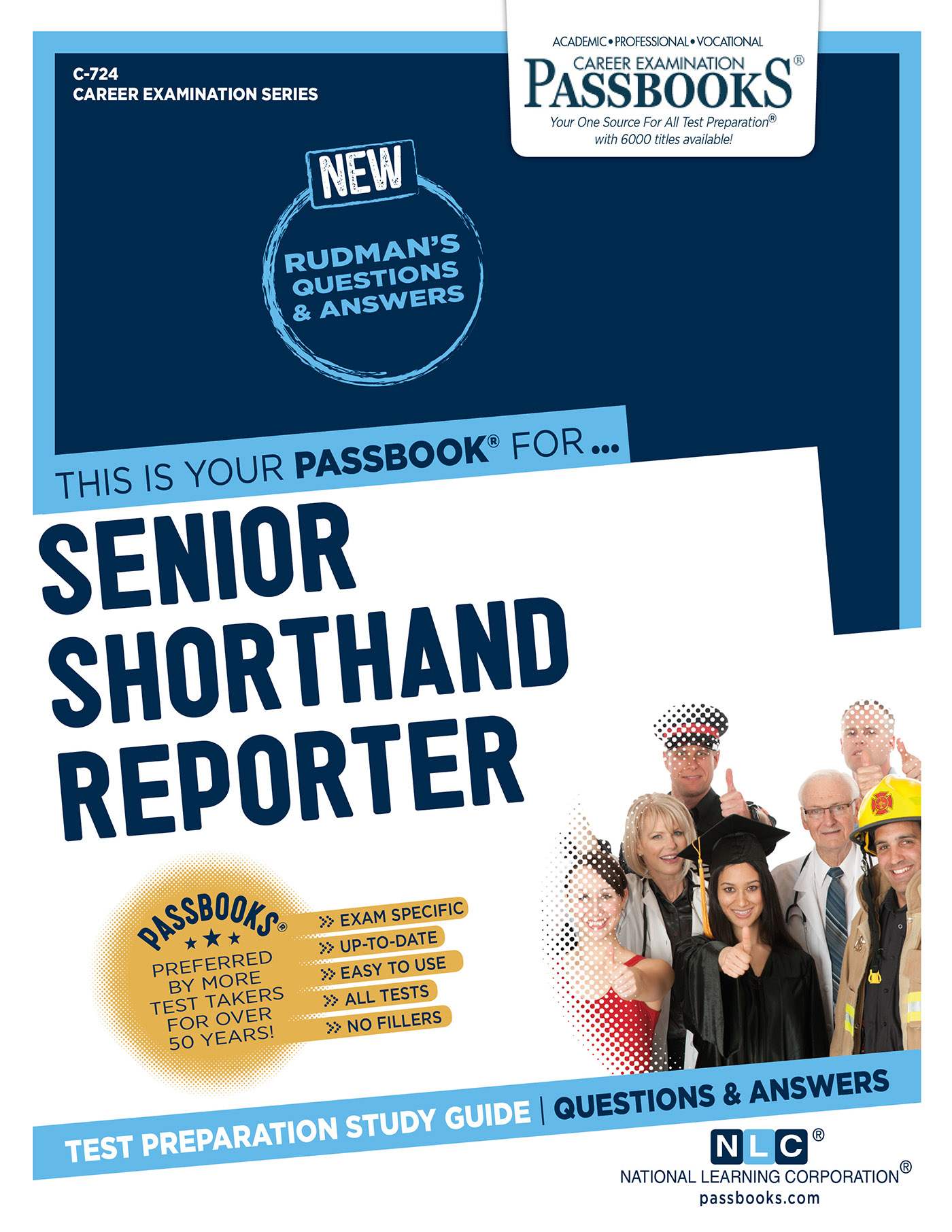 Senior Shorthand Reporter, Career Examination Series