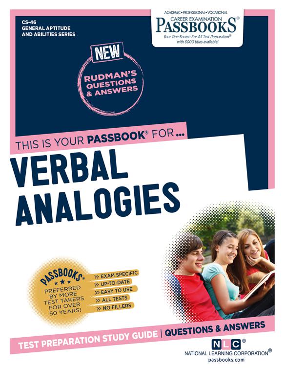 VERBAL ANALOGIES, General Aptitude and Abilities Series (CS)