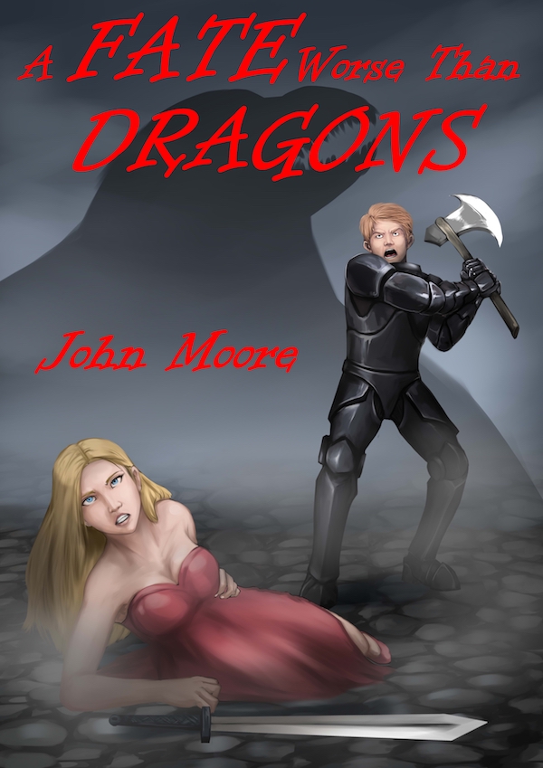 This image is the cover for the book A Fate Worse Than Dragons