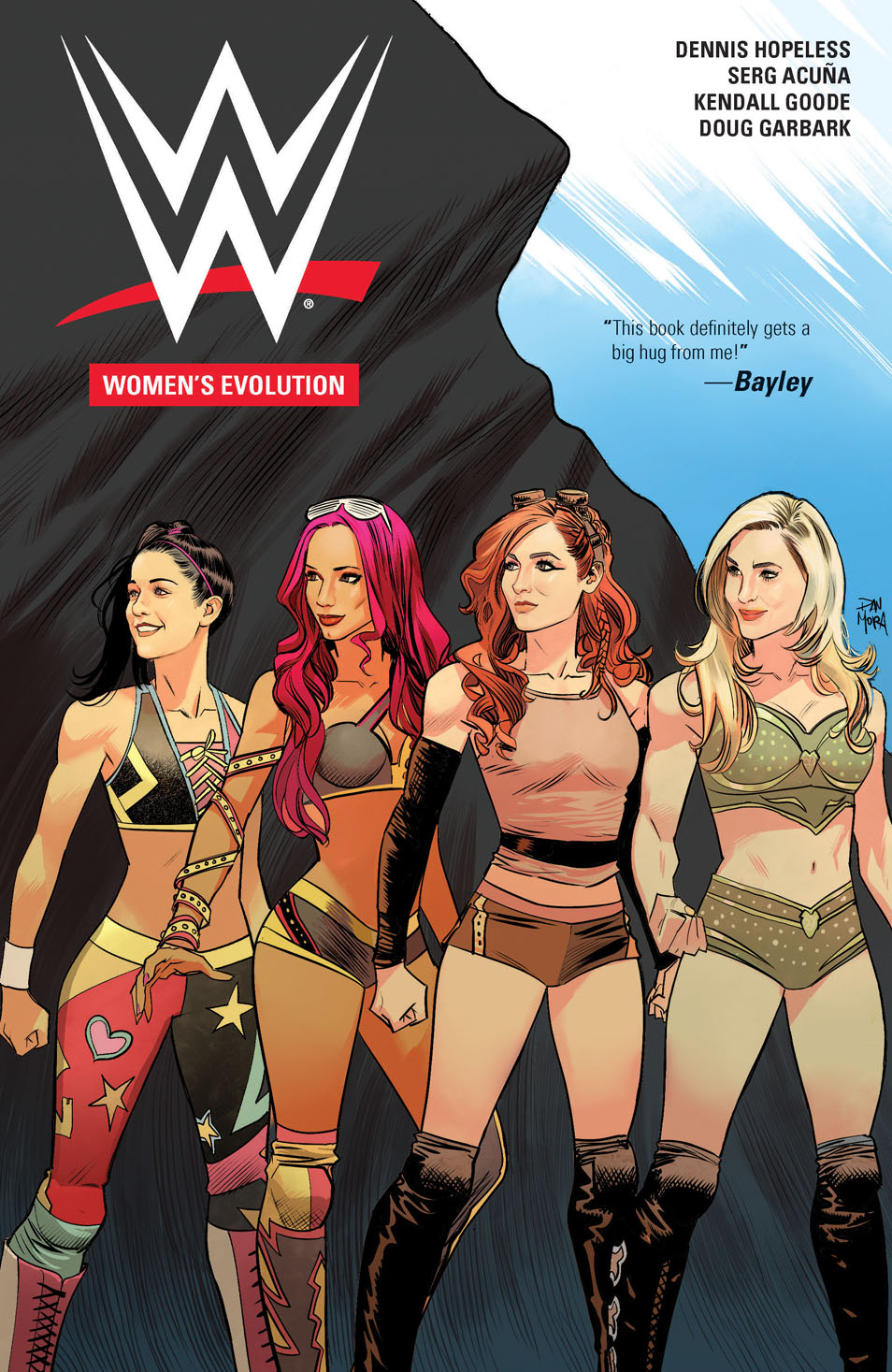 This image is the cover for the book WWE: Women's Evolution, WWE