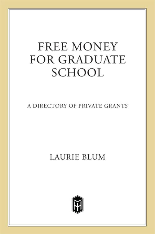Free Money for Graduate School