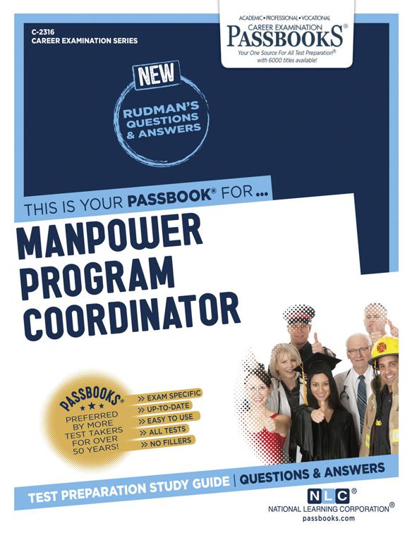Manpower Program Coordinator, Career Examination Series