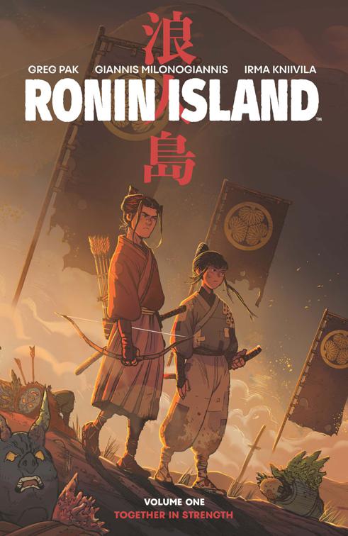 This image is the cover for the book Ronin Island Vol. 1, Ronin Island