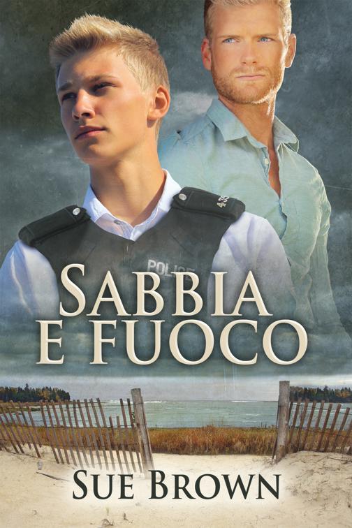 This image is the cover for the book Sabbia e fuoco, Serie Sull'Isola di Wight