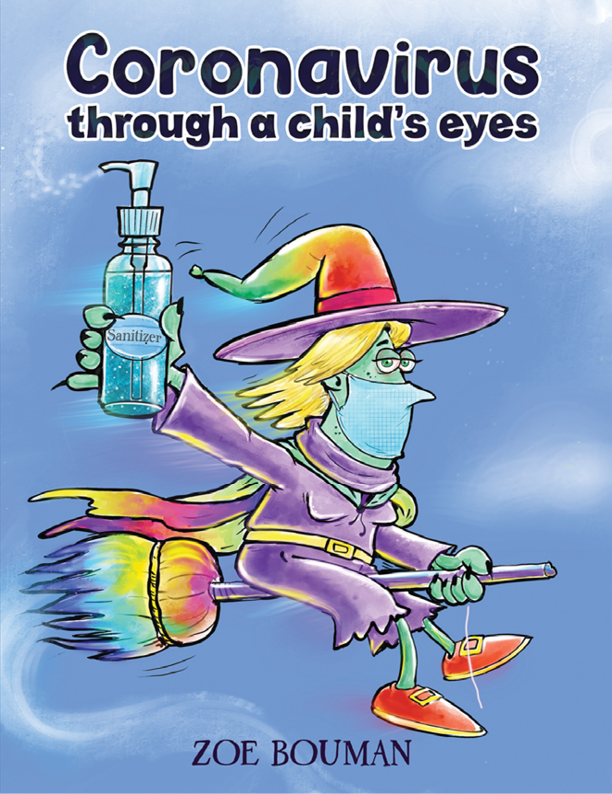 This image is the cover for the book Coronavirus Through a Child's Eyes