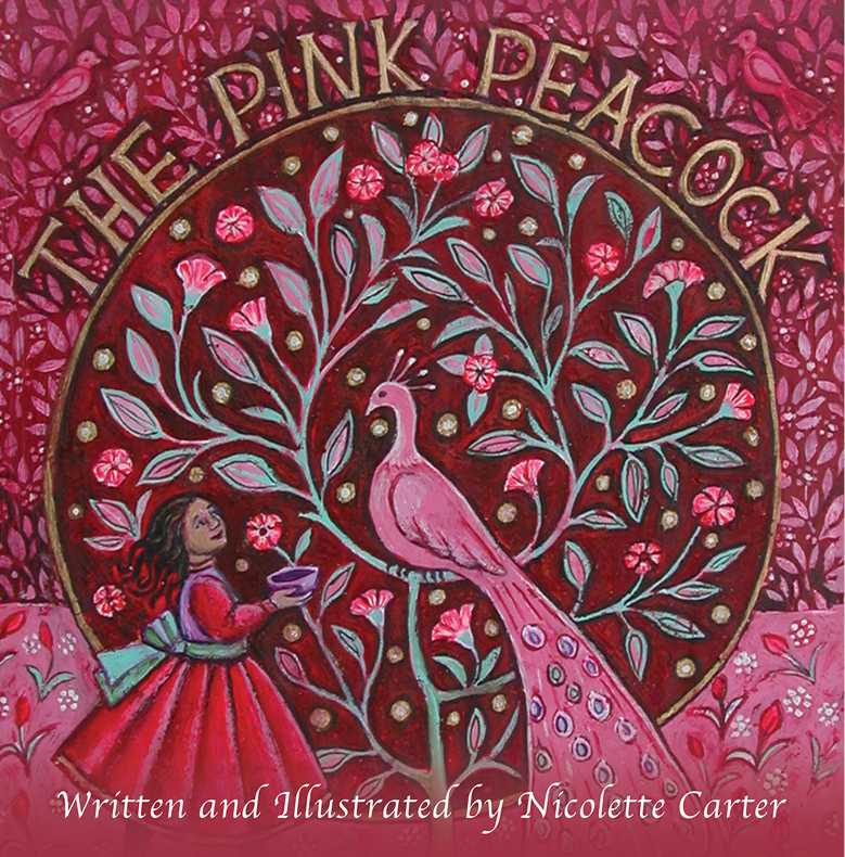 This image is the cover for the book The Pink Peacock