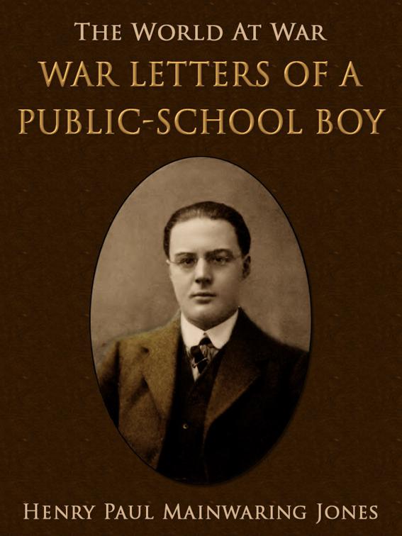 War Letters of a Public-School Boy, The World At War