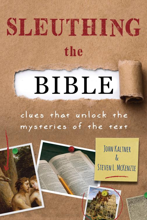 This image is the cover for the book Sleuthing the Bible