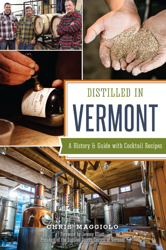 This image is the cover for the book Distilled in Vermont, American Palate