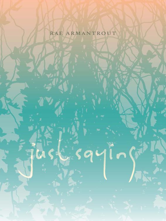 Just Saying, Wesleyan Poetry Series