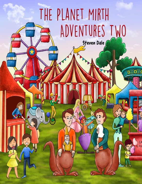 This image is the cover for the book The Planet Mirth Adventures Two