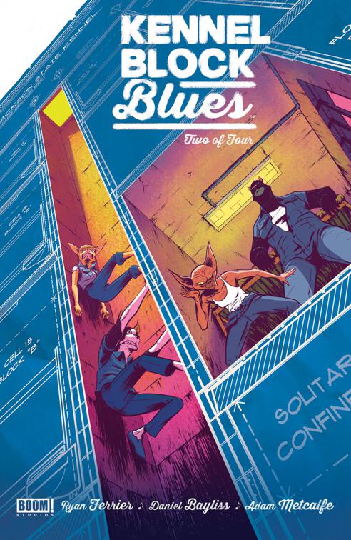 This image is the cover for the book Kennel Block Blues #2, Kennel Block Blues