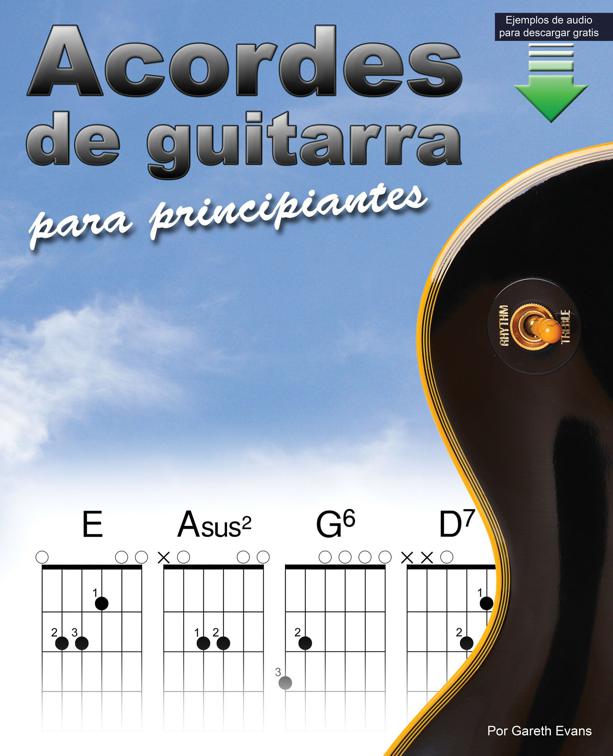 This image is the cover for the book Acordes de guitarra para principiantes