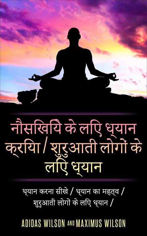 This image is the cover for the book नौसिखिये के लिए ध्यान क्रिया / शुरुआती लोगों के लिए ध्यान