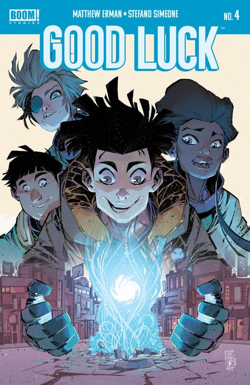 This image is the cover for the book Good Luck #4, Good Luck