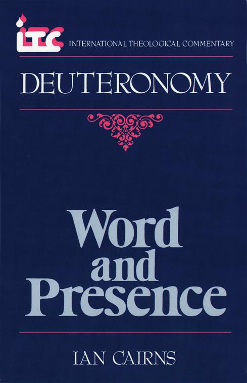 Deuteronomy, International Theological Commentary (ITC)