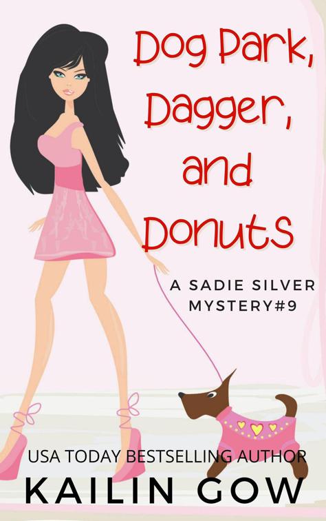 This image is the cover for the book Dog Park, Dagger, and Donuts, Sadie Silver Mysteries