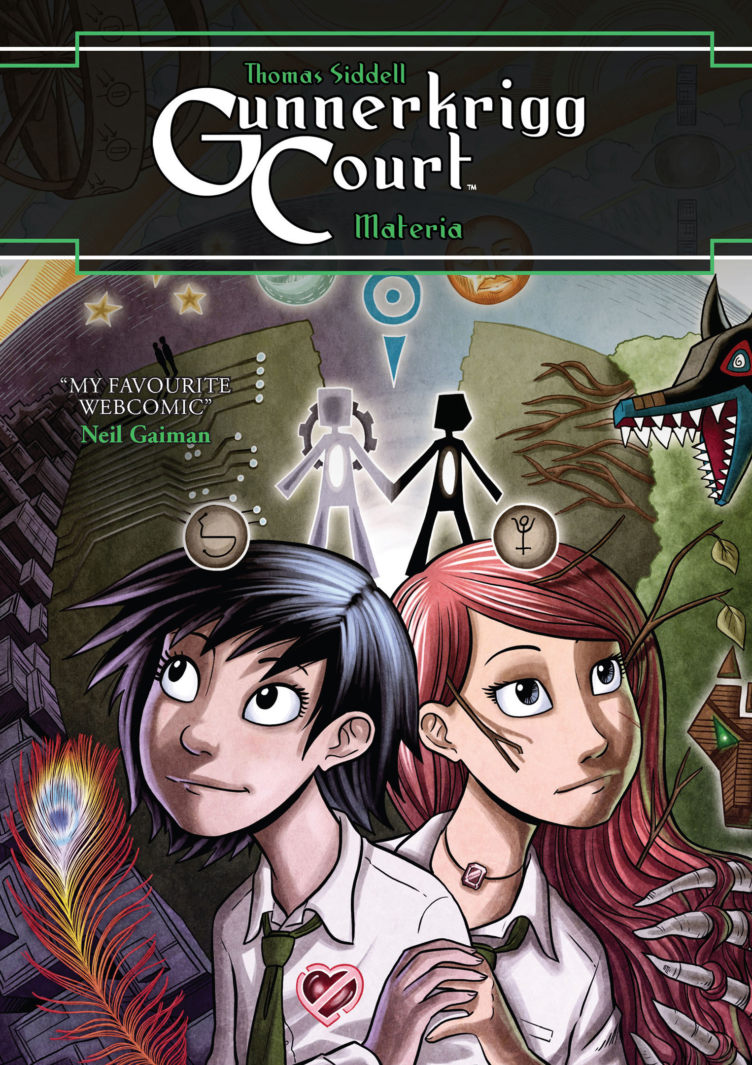 This image is the cover for the book Gunnerkrigg Court Vol. 4, Gunnerkrigg Court