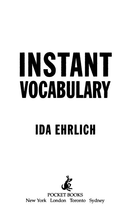 Instant Vocabulary