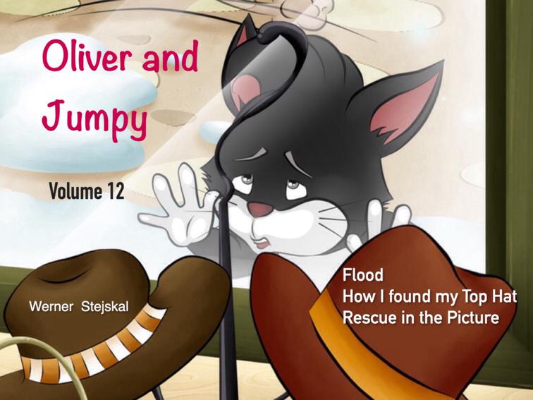 This image is the cover for the book Oliver and Jumpy, Volume 12, Oliver and Jumpy