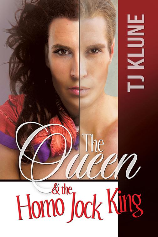 This image is the cover for the book The Queen & the Homo Jock King, At First Sight
