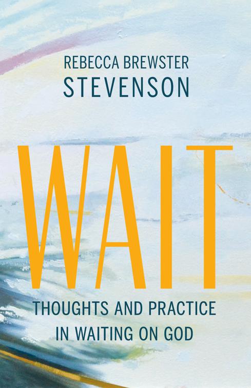 This image is the cover for the book Wait