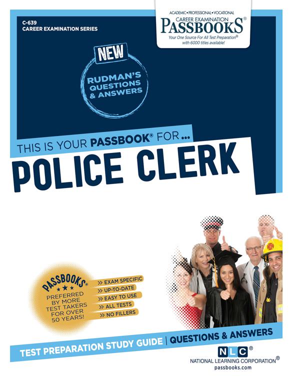 Police Clerk, Career Examination Series