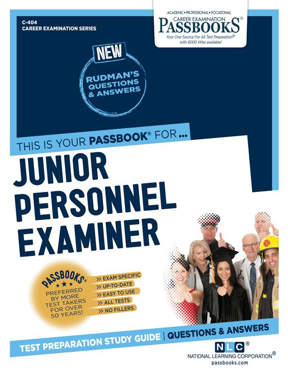 Junior Personnel Examiner, Career Examination Series